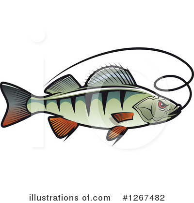 Royalty-Free (RF) Fish Clipart Illustration by Vector Tradition SM - Stock Sample #1267482
