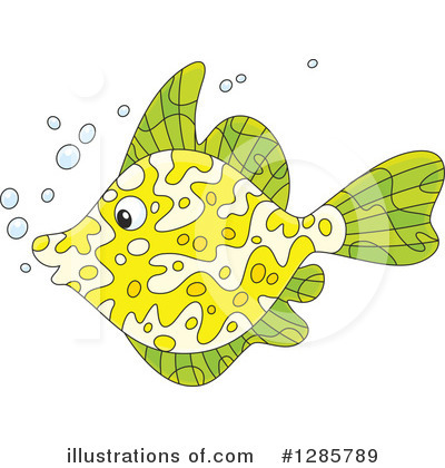 Royalty-Free (RF) Fish Clipart Illustration by Alex Bannykh - Stock Sample #1285789