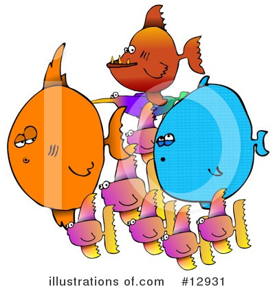 Royalty-Free (RF) Fish Clipart Illustration by djart - Stock Sample #12931
