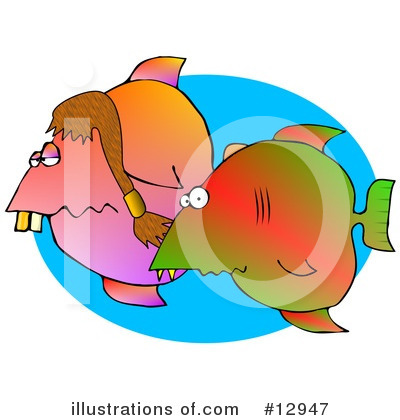 Royalty-Free (RF) Fish Clipart Illustration by djart - Stock Sample #12947