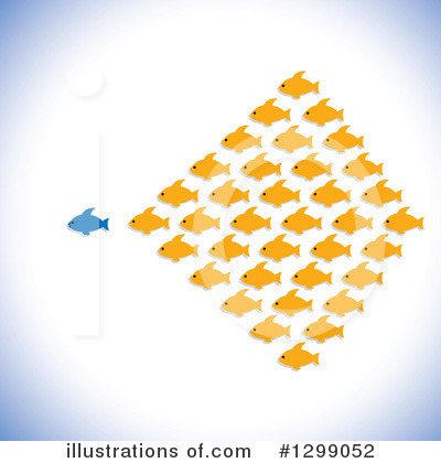 Royalty-Free (RF) Fish Clipart Illustration by ColorMagic - Stock Sample #1299052