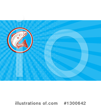 Royalty-Free (RF) Fish Clipart Illustration by patrimonio - Stock Sample #1300642