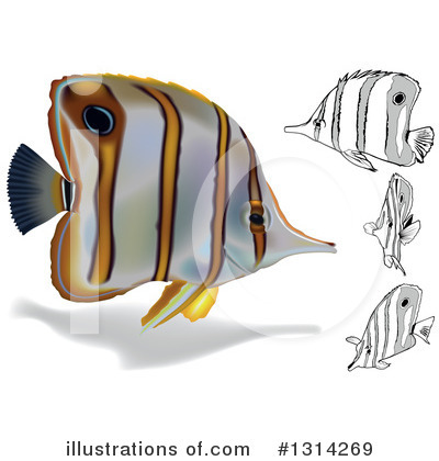 Royalty-Free (RF) Fish Clipart Illustration by dero - Stock Sample #1314269