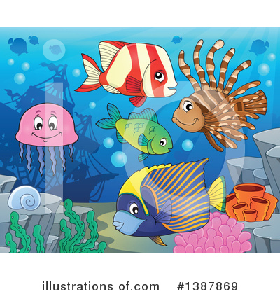 Lionfish Clipart #1387869 by visekart