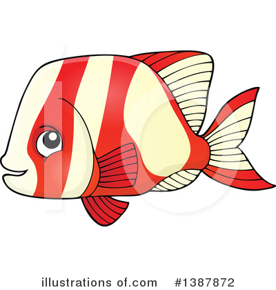 Royalty-Free (RF) Fish Clipart Illustration by visekart - Stock Sample #1387872