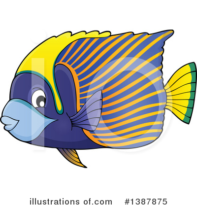 Royalty-Free (RF) Fish Clipart Illustration by visekart - Stock Sample #1387875