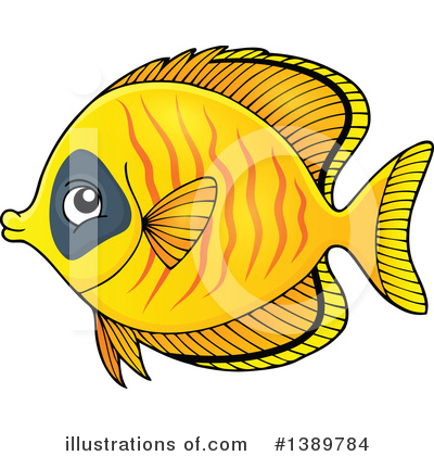 Royalty-Free (RF) Fish Clipart Illustration by visekart - Stock Sample #1389784