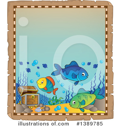 Royalty-Free (RF) Fish Clipart Illustration by visekart - Stock Sample #1389785