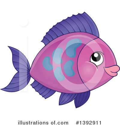 Royalty-Free (RF) Fish Clipart Illustration by visekart - Stock Sample #1392911