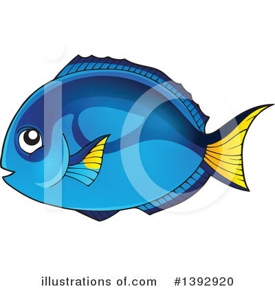 Royalty-Free (RF) Fish Clipart Illustration by visekart - Stock Sample #1392920