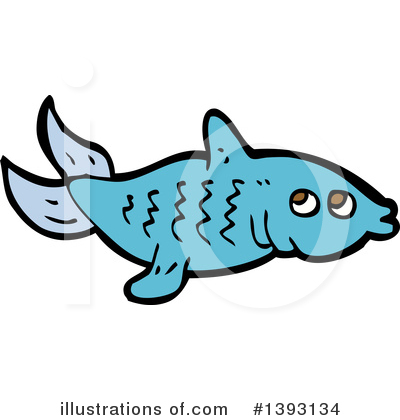 Royalty-Free (RF) Fish Clipart Illustration by lineartestpilot - Stock Sample #1393134
