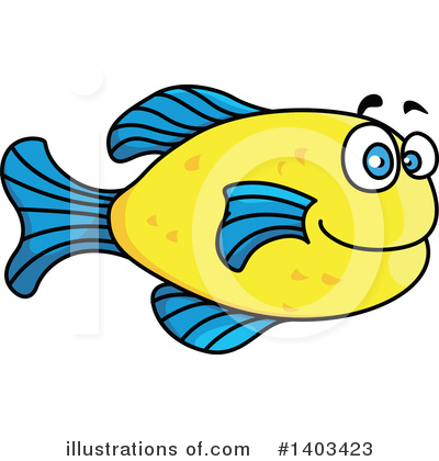 Royalty-Free (RF) Fish Clipart Illustration by Vector Tradition SM - Stock Sample #1403423
