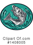 Fish Clipart #1408005 by patrimonio