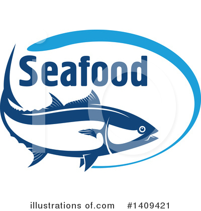 Royalty-Free (RF) Fish Clipart Illustration by Vector Tradition SM - Stock Sample #1409421