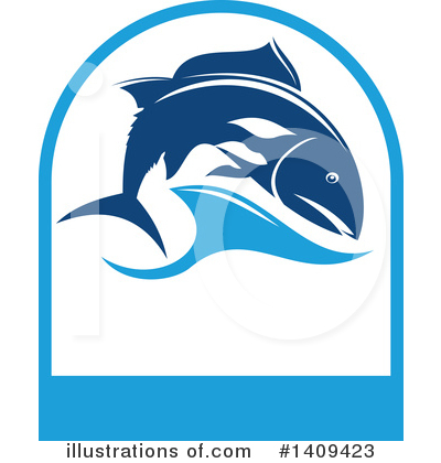 Royalty-Free (RF) Fish Clipart Illustration by Vector Tradition SM - Stock Sample #1409423