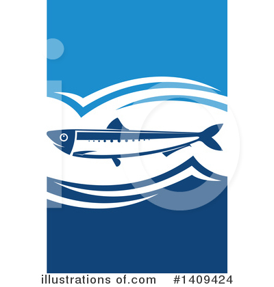 Royalty-Free (RF) Fish Clipart Illustration by Vector Tradition SM - Stock Sample #1409424