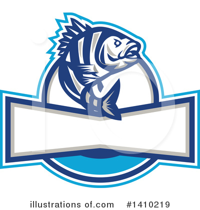 Royalty-Free (RF) Fish Clipart Illustration by patrimonio - Stock Sample #1410219