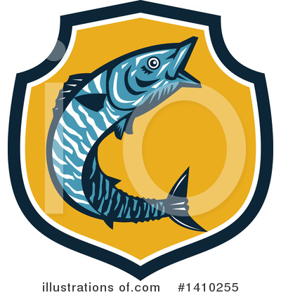 Royalty-Free (RF) Fish Clipart Illustration by patrimonio - Stock Sample #1410255