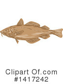 Fish Clipart #1417242 by patrimonio