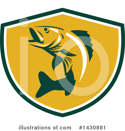 Royalty-Free (RF) Fish Clipart Illustration by patrimonio - Stock Sample #1430881