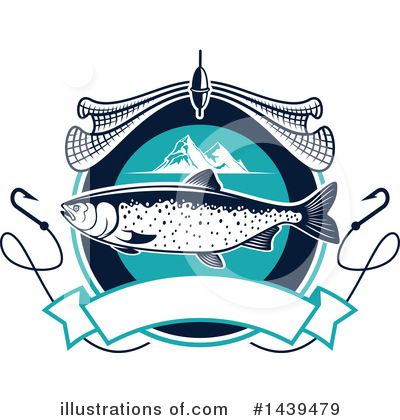 Royalty-Free (RF) Fish Clipart Illustration by Vector Tradition SM - Stock Sample #1439479