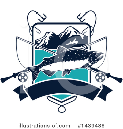 Fishing Pole Clipart #1439486 by Vector Tradition SM