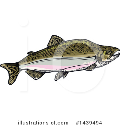 Royalty-Free (RF) Fish Clipart Illustration by Vector Tradition SM - Stock Sample #1439494