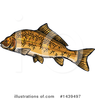 Royalty-Free (RF) Fish Clipart Illustration by Vector Tradition SM - Stock Sample #1439497