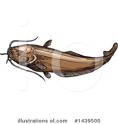 Sheatfish Clipart #1439500 by Vector Tradition SM