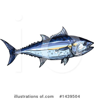 Tuna Clipart #1439504 by Vector Tradition SM