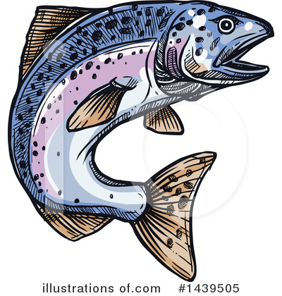Royalty-Free (RF) Fish Clipart Illustration by Vector Tradition SM - Stock Sample #1439505