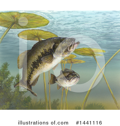 Royalty-Free (RF) Fish Clipart Illustration by JVPD - Stock Sample #1441116