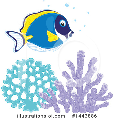 Royalty-Free (RF) Fish Clipart Illustration by Alex Bannykh - Stock Sample #1443886