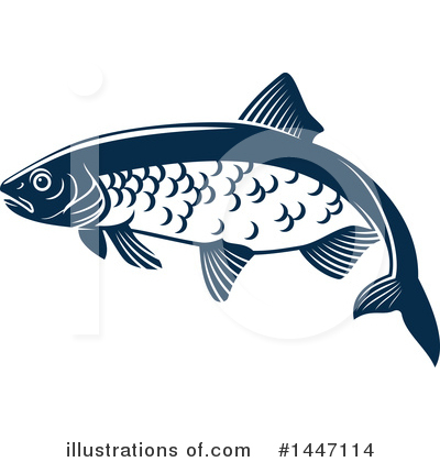 Royalty-Free (RF) Fish Clipart Illustration by Vector Tradition SM - Stock Sample #1447114