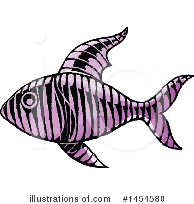 Royalty-Free (RF) Fish Clipart Illustration by cidepix - Stock Sample #1454580