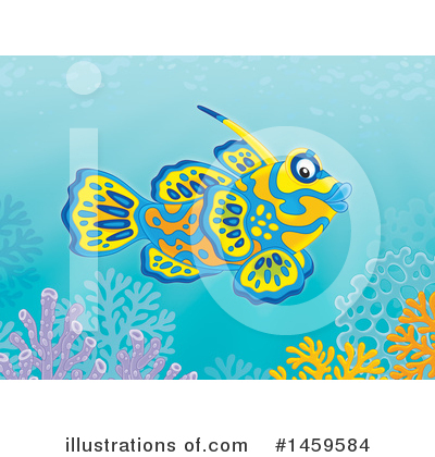 Royalty-Free (RF) Fish Clipart Illustration by Alex Bannykh - Stock Sample #1459584