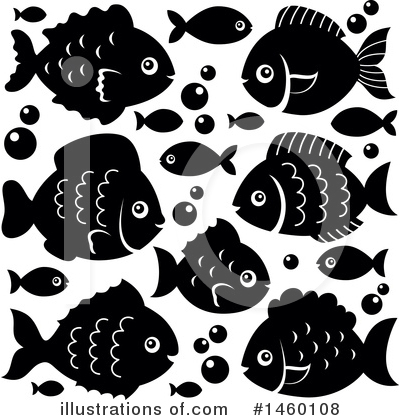 Royalty-Free (RF) Fish Clipart Illustration by visekart - Stock Sample #1460108