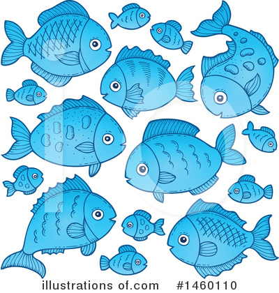 Royalty-Free (RF) Fish Clipart Illustration by visekart - Stock Sample #1460110