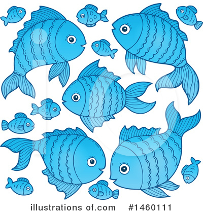 Royalty-Free (RF) Fish Clipart Illustration by visekart - Stock Sample #1460111