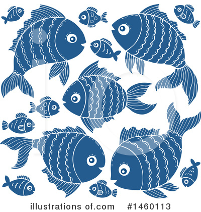 Royalty-Free (RF) Fish Clipart Illustration by visekart - Stock Sample #1460113