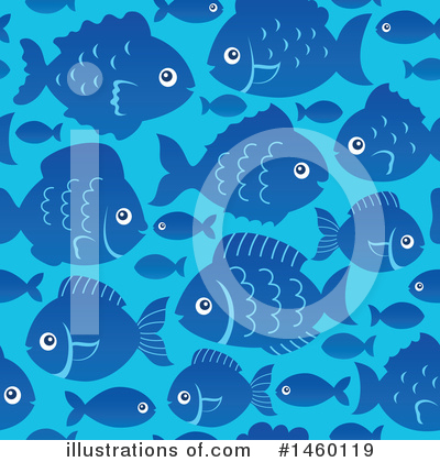 Royalty-Free (RF) Fish Clipart Illustration by visekart - Stock Sample #1460119