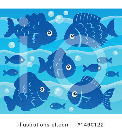 Royalty-Free (RF) Fish Clipart Illustration by visekart - Stock Sample #1460122