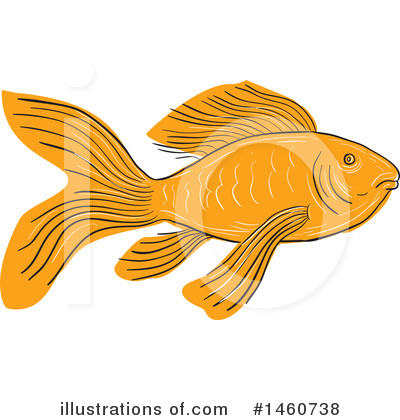 Royalty-Free (RF) Fish Clipart Illustration by patrimonio - Stock Sample #1460738