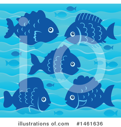 Royalty-Free (RF) Fish Clipart Illustration by visekart - Stock Sample #1461636