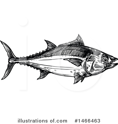 Tuna Fish Clipart #1466463 by Vector Tradition SM