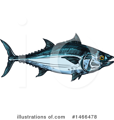 Tuna Clipart #1466478 by Vector Tradition SM