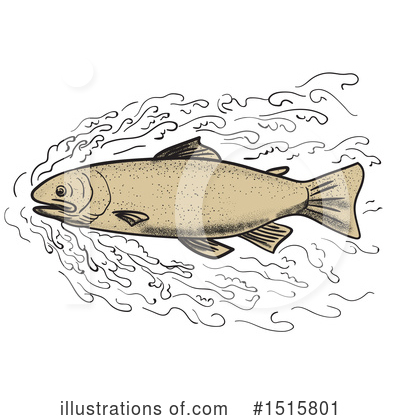 Royalty-Free (RF) Fish Clipart Illustration by patrimonio - Stock Sample #1515801