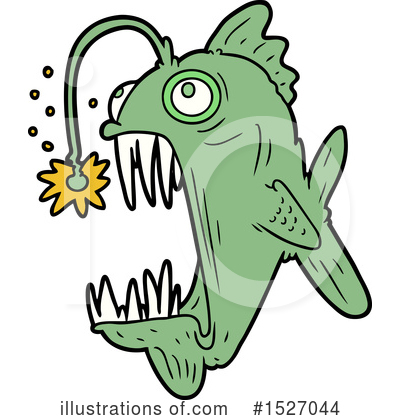 Angler Fish Clipart #1527044 by lineartestpilot
