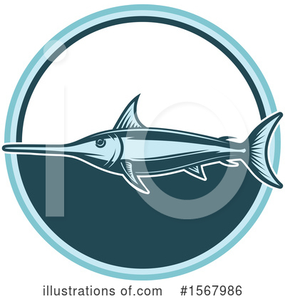 Swordfish Clipart #1567986 by Vector Tradition SM