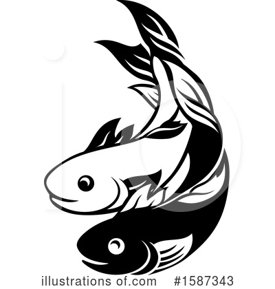Royalty-Free (RF) Fish Clipart Illustration by AtStockIllustration - Stock Sample #1587343
